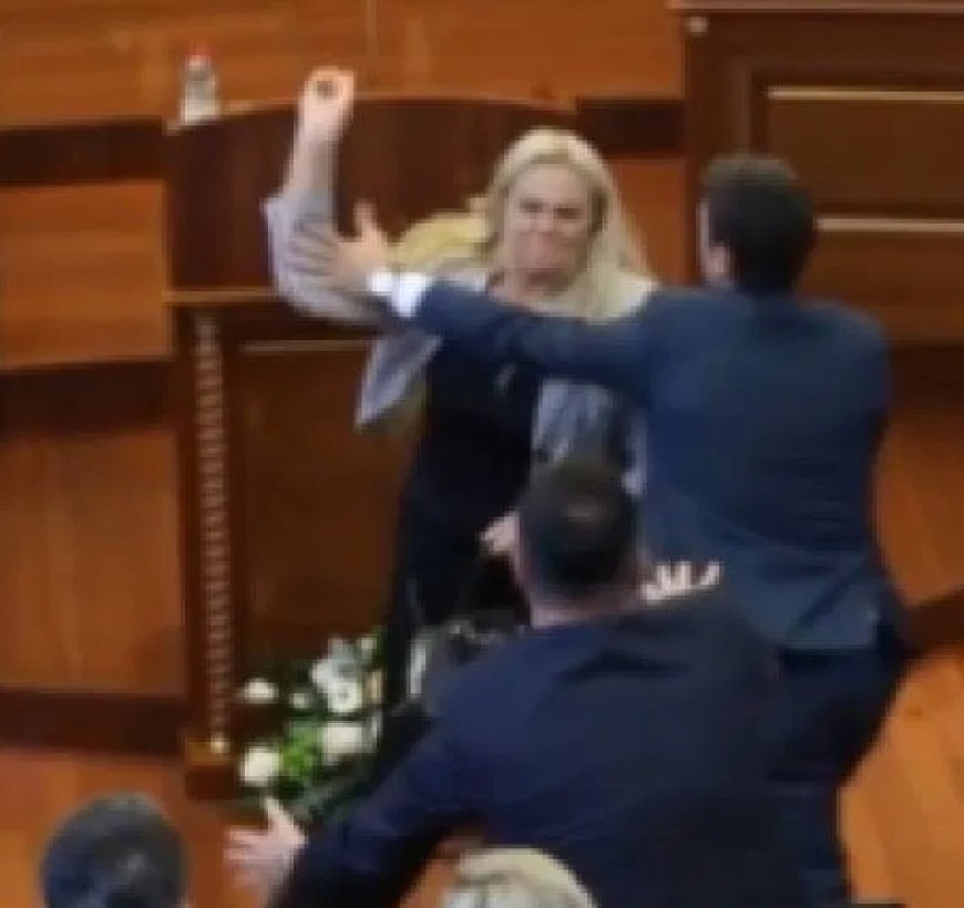 Chaos In Kosovo Parliament: Opposition MPs Throw Eggs At Acting PM, Video Goes Viral