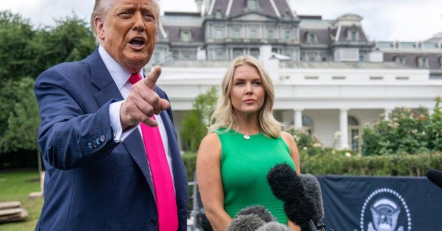 Trump Puts Karoline Leavitt In Spotlight With Praise And Jokes