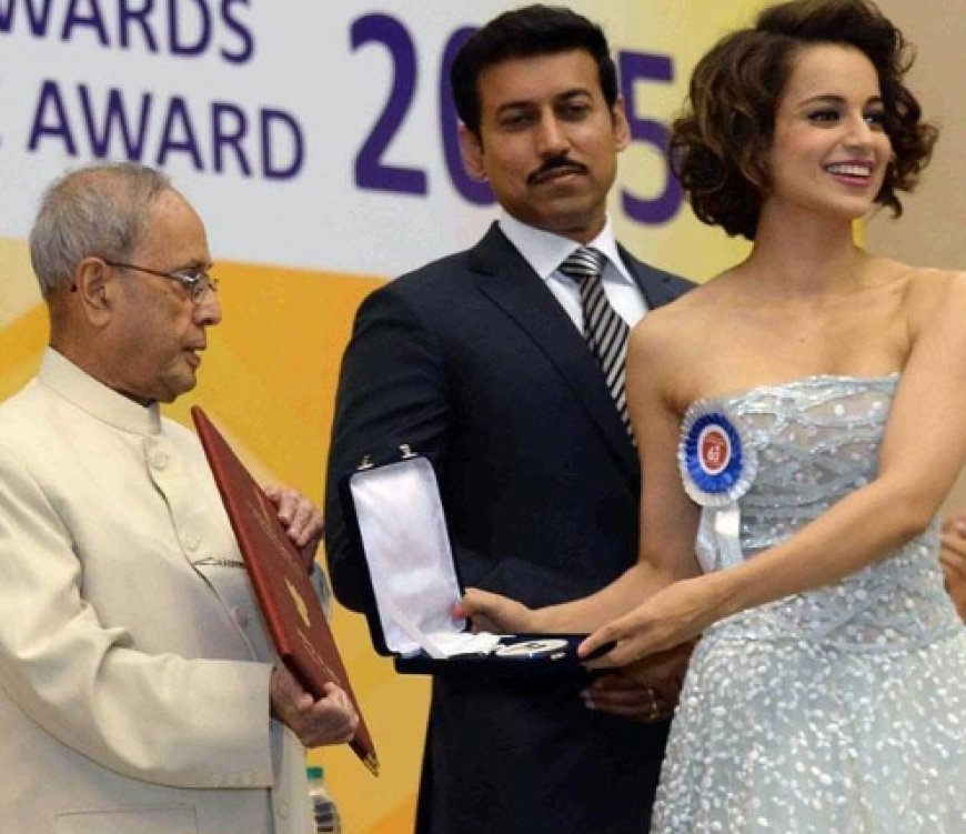 Kangana Faces ‘Hypocrisy’ Claims After Old National Award Outfit Resurfaces