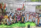 ज्ञानेश कुमार के इस्तीफे की मांग को लेकर छत्रपति संभाजीनगर में कांग्रेस का धरना
