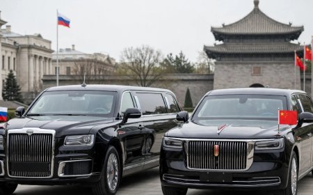 Cardiplomacy in Delhi: Russia’s Aurus and China’s Hongqi Showcase Power, Prestige and Protection