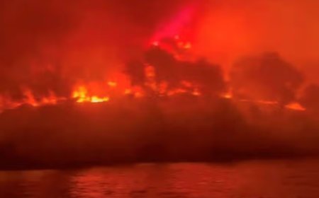 50 Boats Mobilised in Dramatic Rescue After Huge Fire Hits Resort