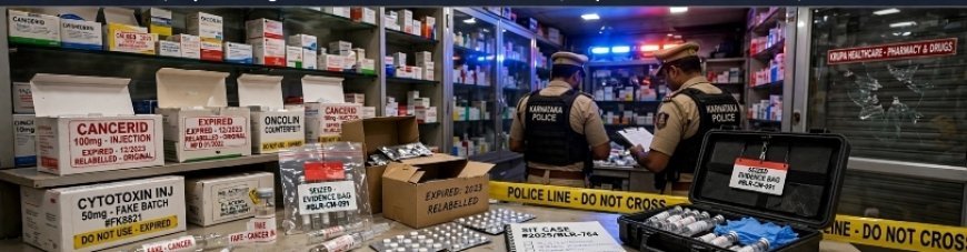 Rs 4.91 Crore Fake Medicine Racket Busted In Bengaluru — Expired Drugs Repackaged As Pfizer, Sold At 50% Discount