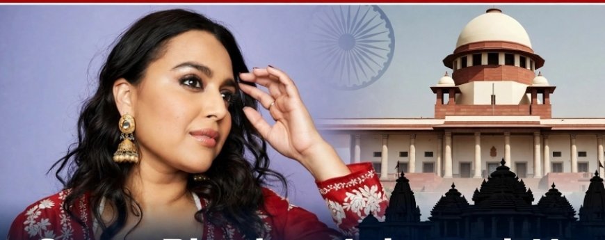 Swara Bhasker Says She Was "Ashamed, Upset" By 2019 Ayodhya Verdict — "SC Said Babri Demolition Unlawful, Then Rewarded Same People"