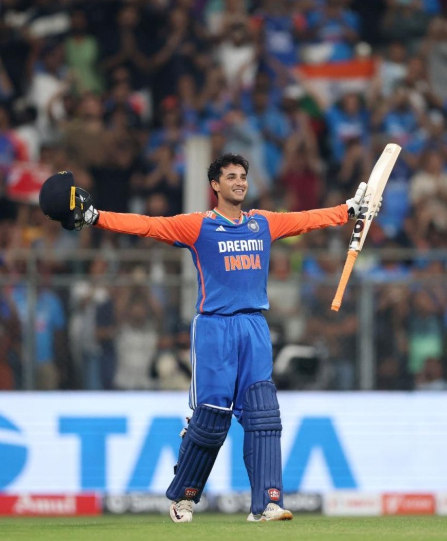 Abhishek Sharma's Explosive Century Powers India to Record Powerplay