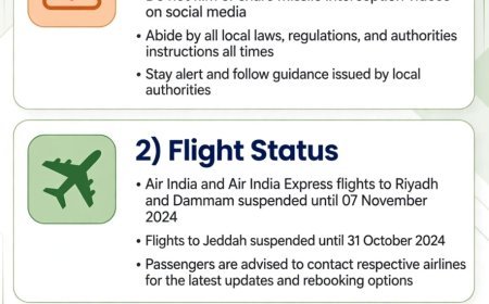 India Urges Citizens In Saudi Arabia To Stay Cautious After Houthi Missile Attacks, Warns Against Filming Interceptions