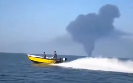 Four Tankers Ablaze In Strait Of Hormuz After Hitting Naval Mines On ‘Unauthorized’ Route, Says IRGC — UKMTO Reports Vessel On Fire Off Khasab, Oman