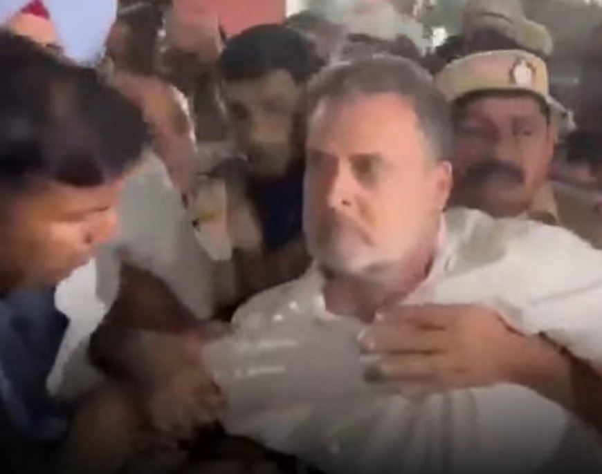 Rahul Gandhi, Priyanka Gandhi Detained After Nine-Hour Sit-In at Akashvani Bhavan