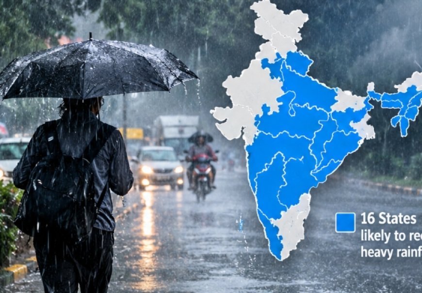 IMD Issues Alert: Rainfall Likely In 16 States Tomorrow, Strong Winds Expected
