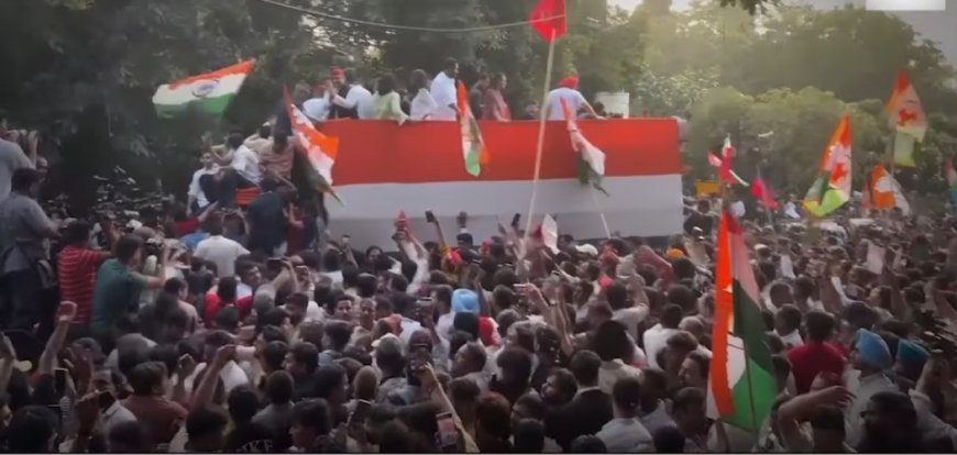 Rahul Gandhi-Associated Protest Draws Attention in Delhi; March from Connaught Place Sparks Debate