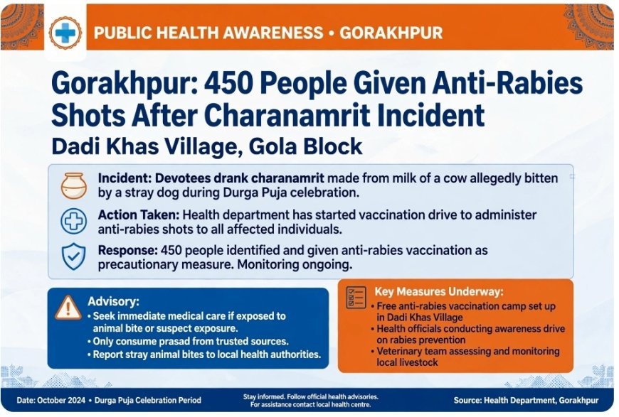 Around 450 In UP’s Gorakhpur Given Anti-Rabies Shots After Drinking Charanamrit From Cow Bitten By Dog