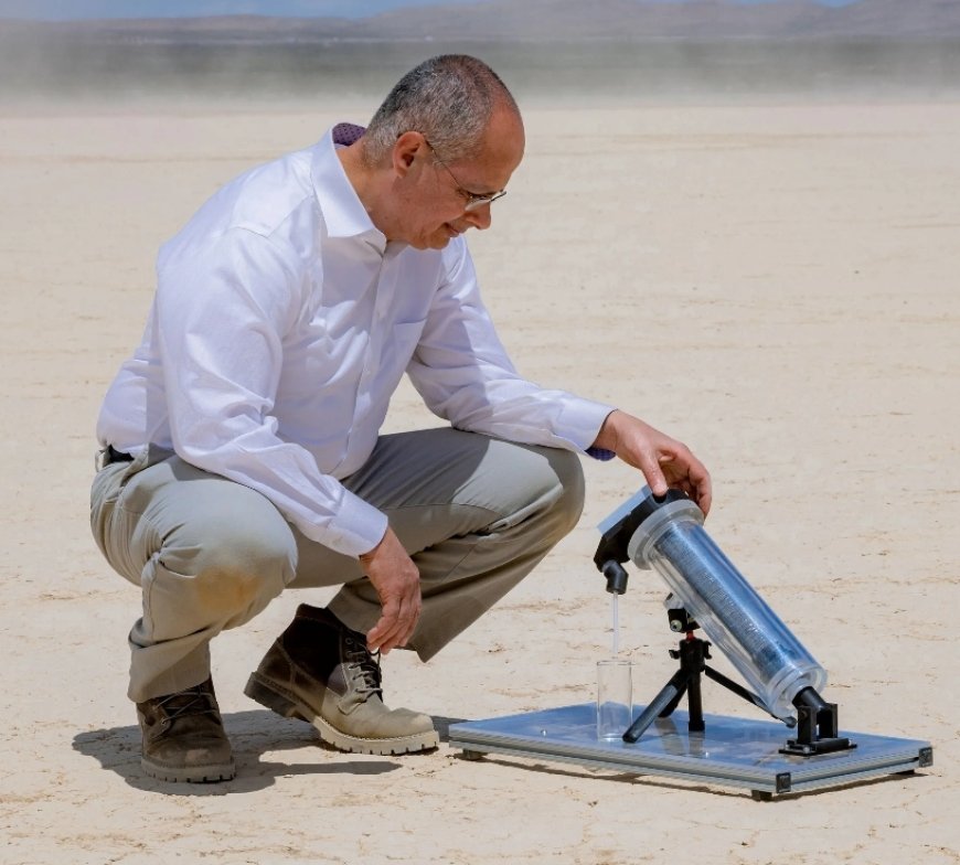 Nobel Laureate Omgar Yaghi Develops Solar-Powered Technology That Pulls Water From Desert Air, Targets 1,000 Litres A Day